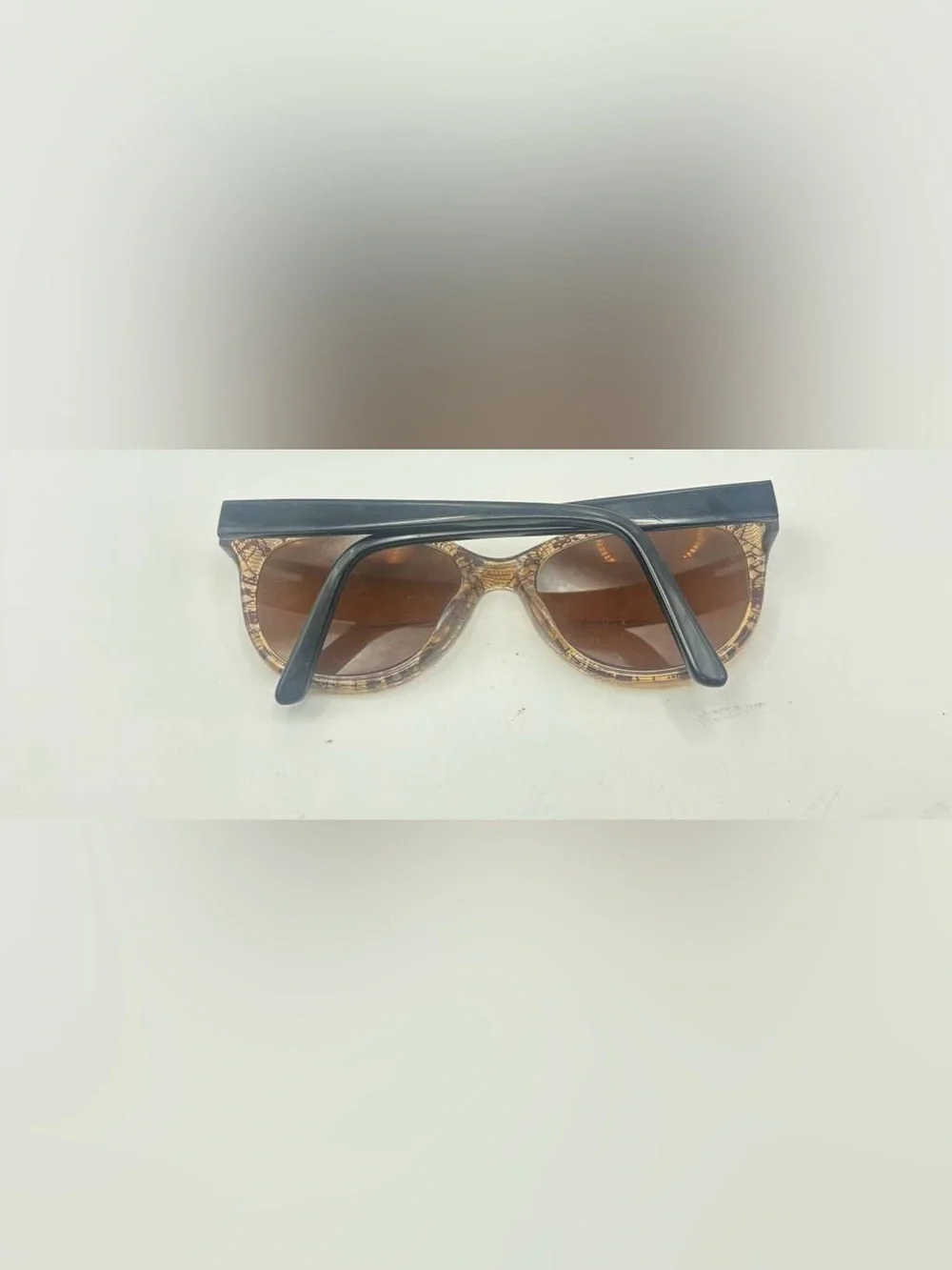 L5003 210 Black Brown Oval Sunglasses Frames Only